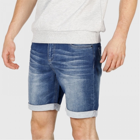 Pánské jeans kraťasy Hangtime Dark Denim (0529)