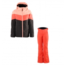 Dívčí lyžařský komplet bunda Okalani a kalhoty Sunleaf