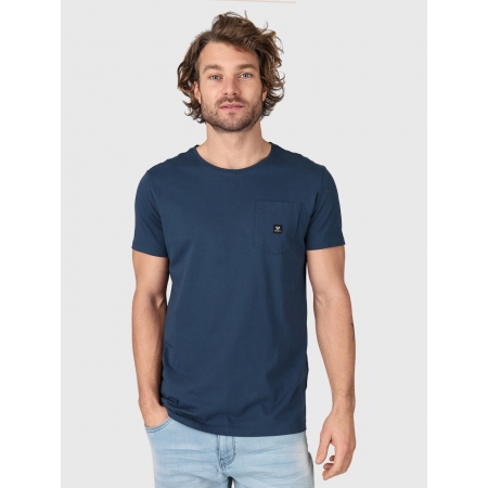 Pánské tričko Axle-Slub Jeans Blue (7551)